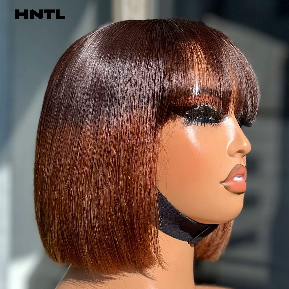 Pre Parted 13X4 Lace Front Bob Wig - Peruca Bob com Franja Wear and
