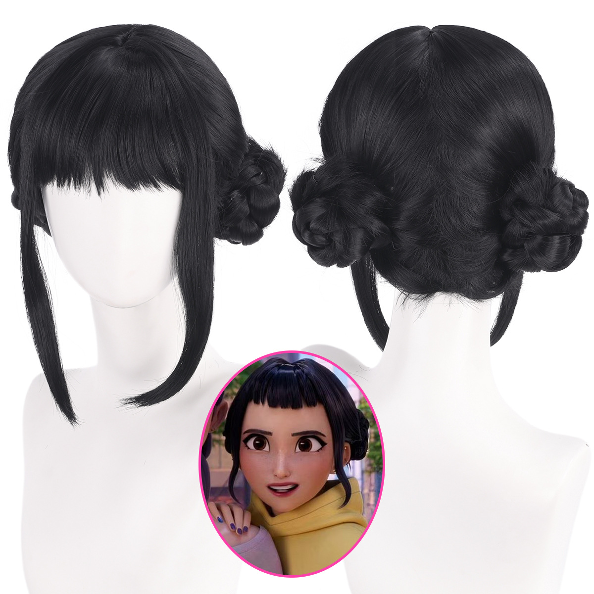 Synthetic Braided Wigs For Black Women - Zoey peruca cosplay 33cm pacotes de