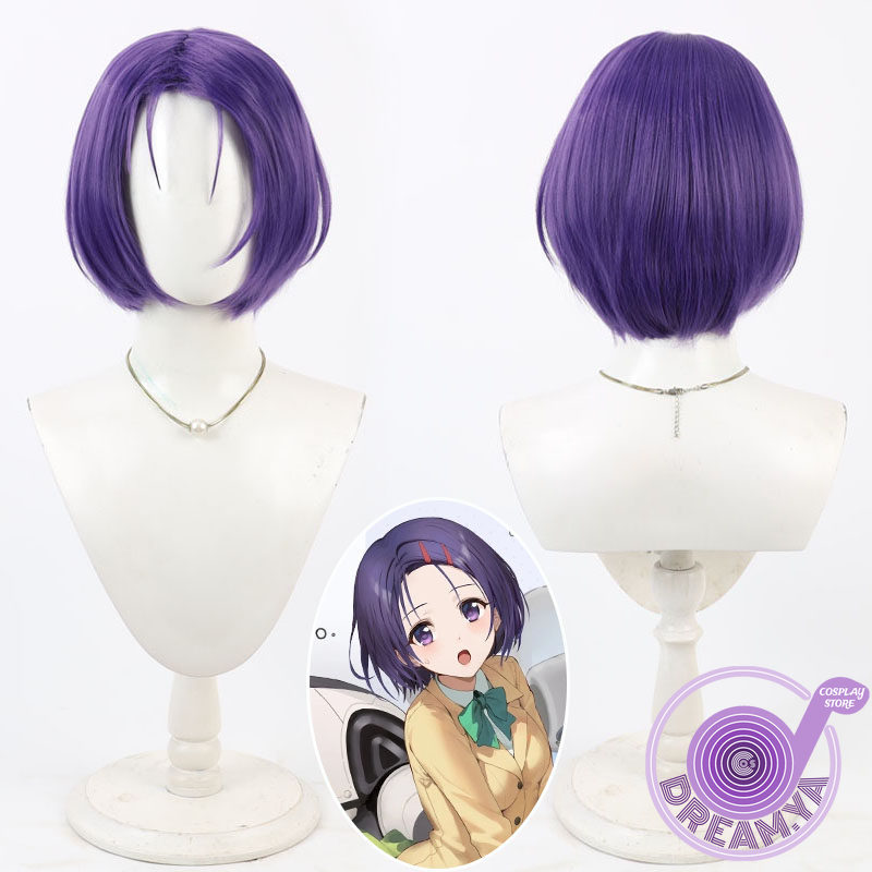 Synthetic Wigs - Peruca de Cosplay Sairenji Haruna Roxa
