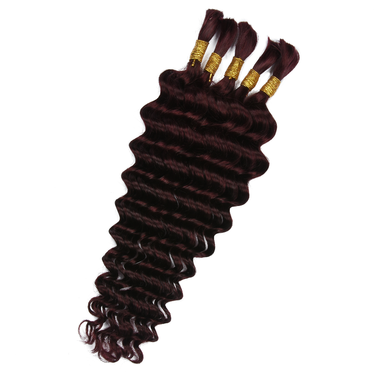 Onda profunda 100% cabelo huma - Water Wave Bulk Human Hair For Braiding avaliação e preço