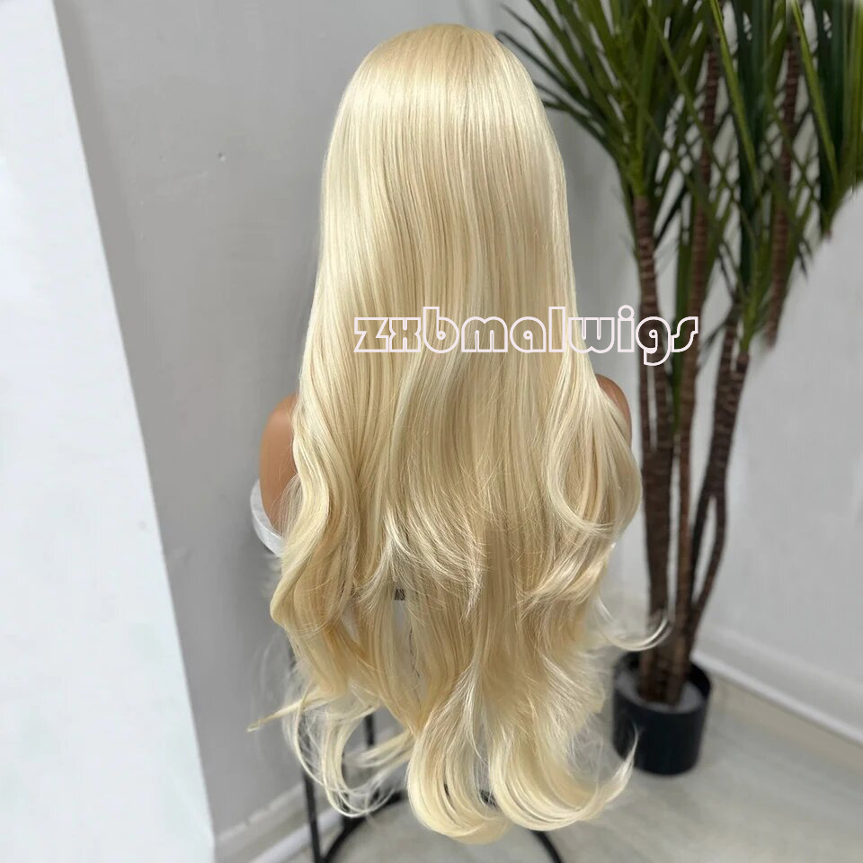 Peruca de Cabelo Sintético 613 - 613 Blonde Body Wave Lace Front Wig avaliação e preço