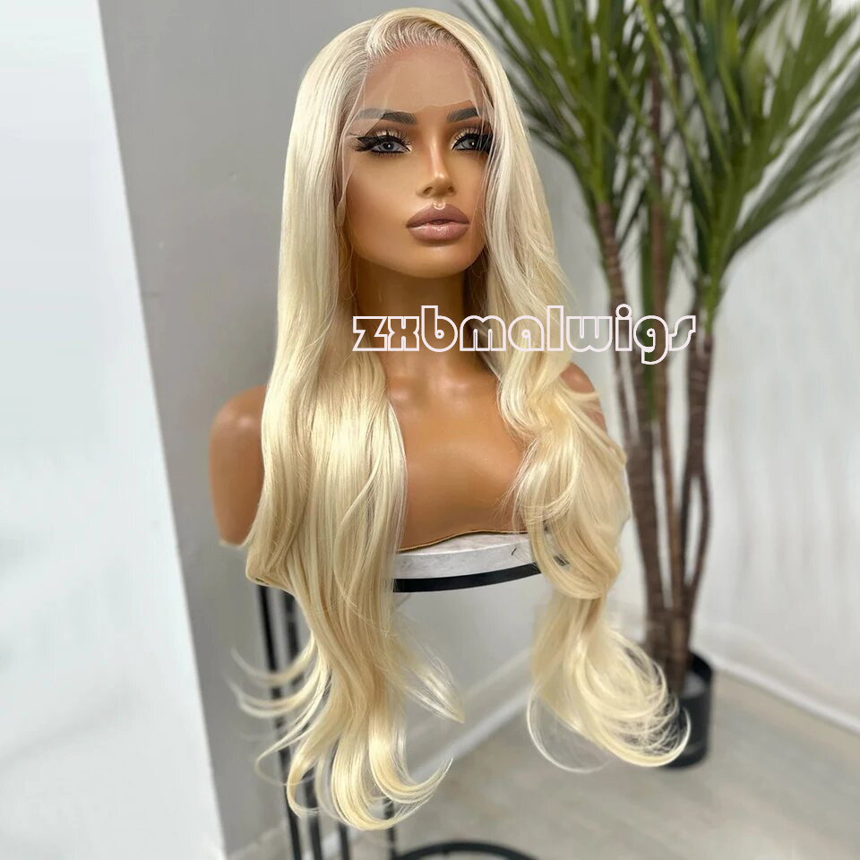 Peruca de Cabelo Sintético 613 - 613 Blonde Body Wave Lace Front Wig avaliação e preço