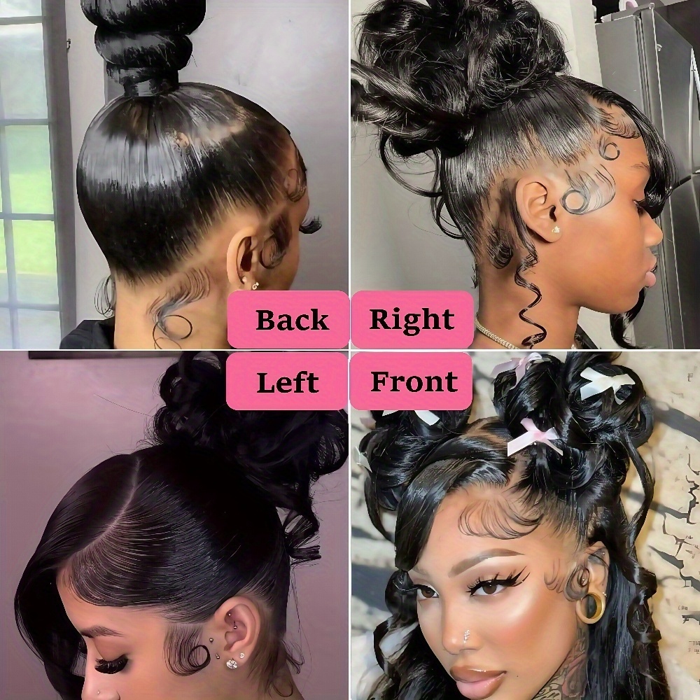 Hd 360 peruca cheia do laço co - Lace Front Wigs avaliação e preço