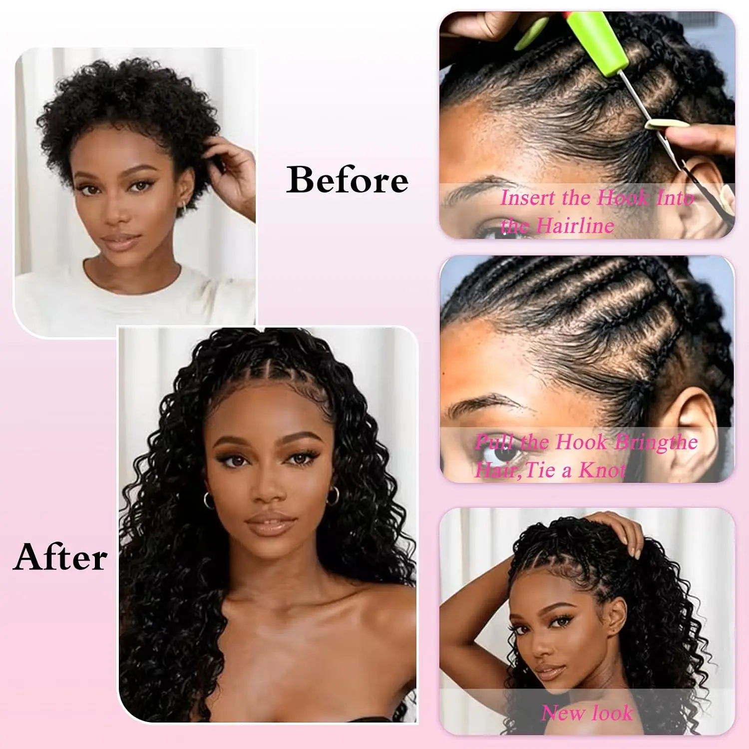 Cabelo Humano Natural Preto co - Hair Bundles avaliação e preço