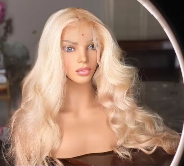 Peruca Loira 613 Longa com Ond - 613 Blonde Body Wave Lace Front Wig avaliação e preço