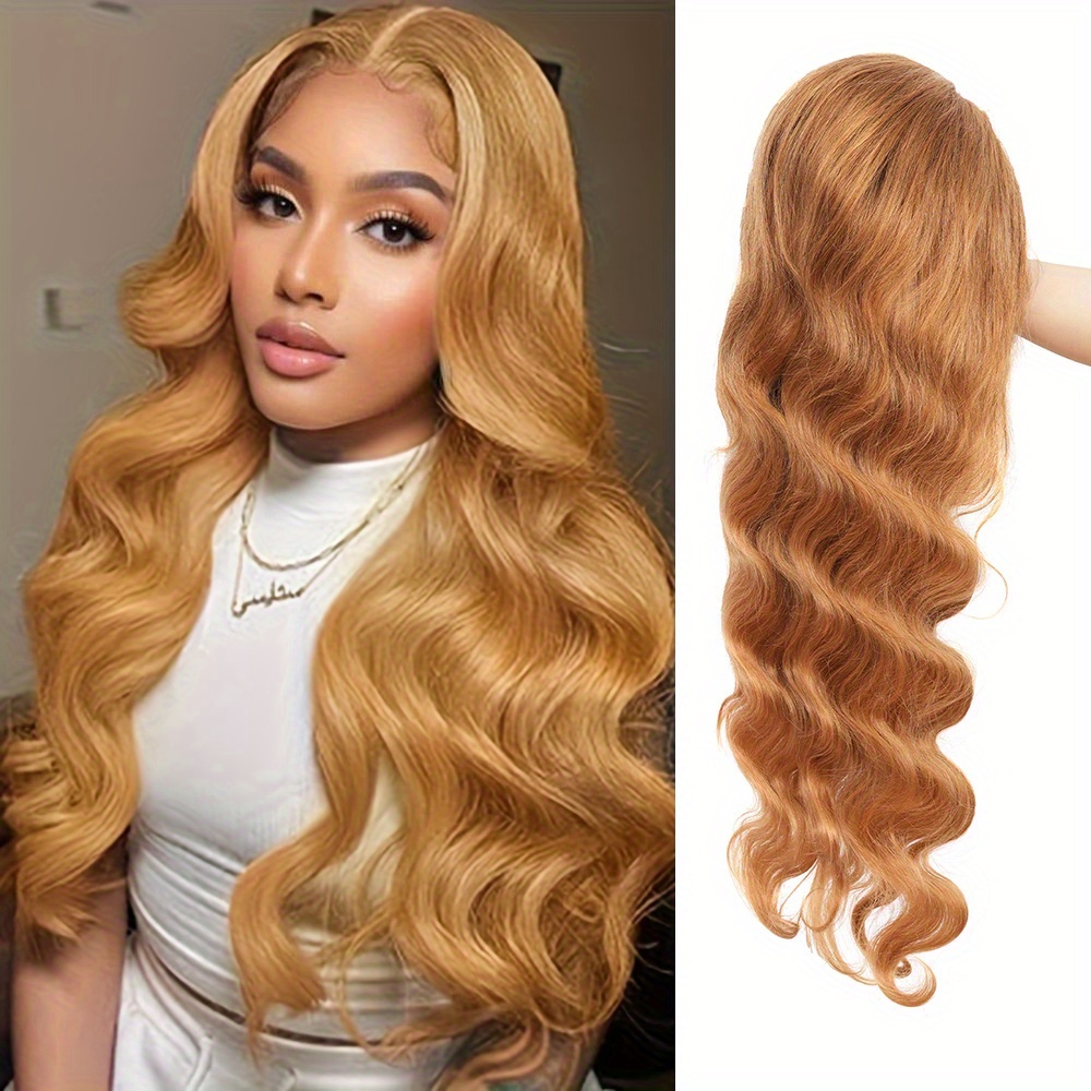 Peruca Loira Mel de Cabelo Hum - Hd Lace Frontal Wig Human Hair Pre Plucked avaliação e preço