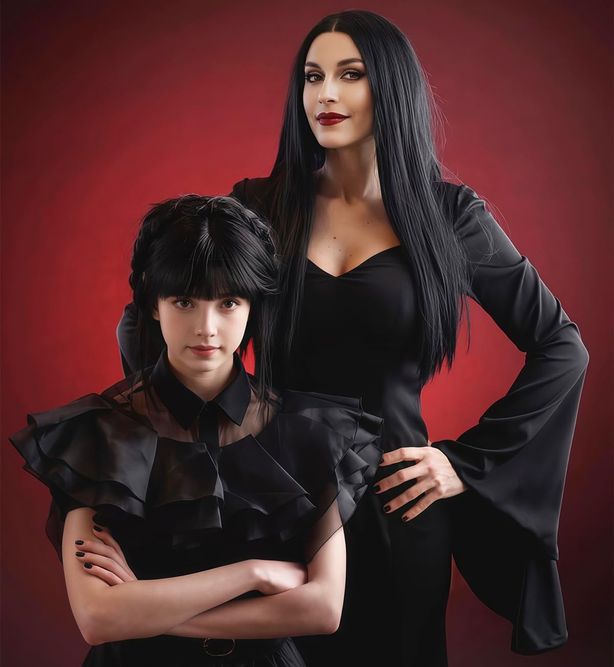 Peruca longa preta sintética p - Synthetic Braided Wigs For Black Women avaliação e preço