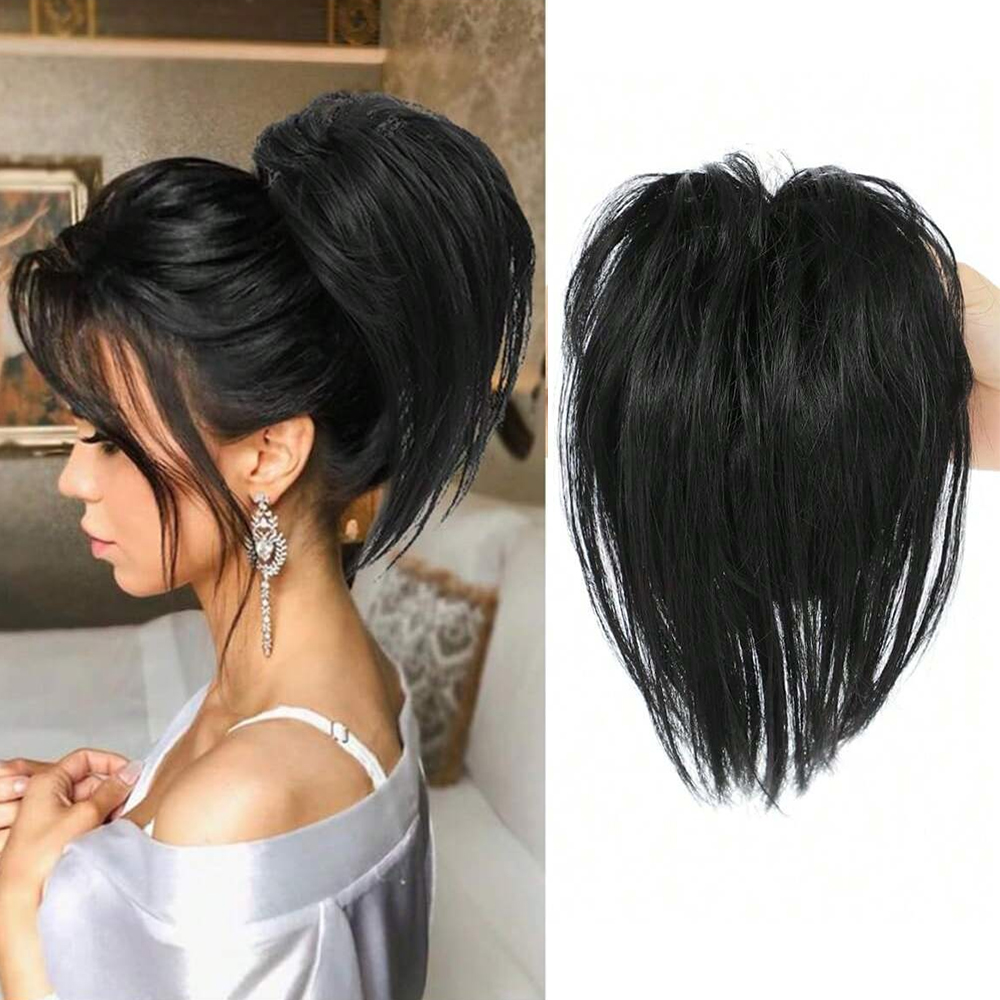 Extensões de Cabelo Sintético  - Claw Clip Messy Bun Hair Piece avaliação e preço