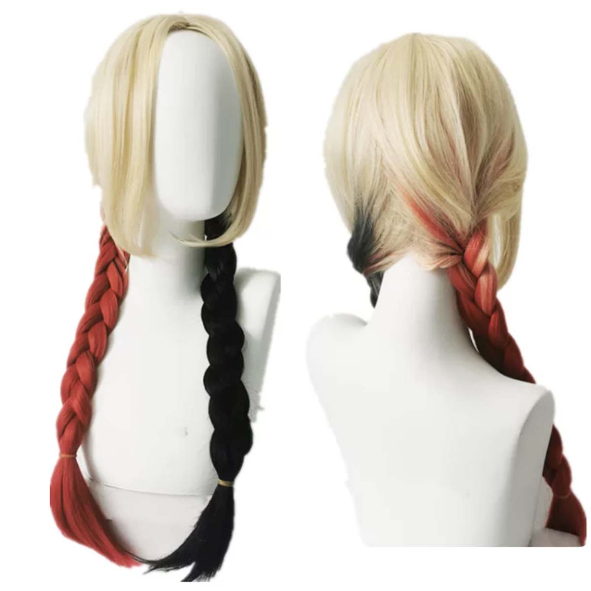 Peruca feminina para cosplay Q - Synthetic Braided Wigs For Black Women avaliação e preço