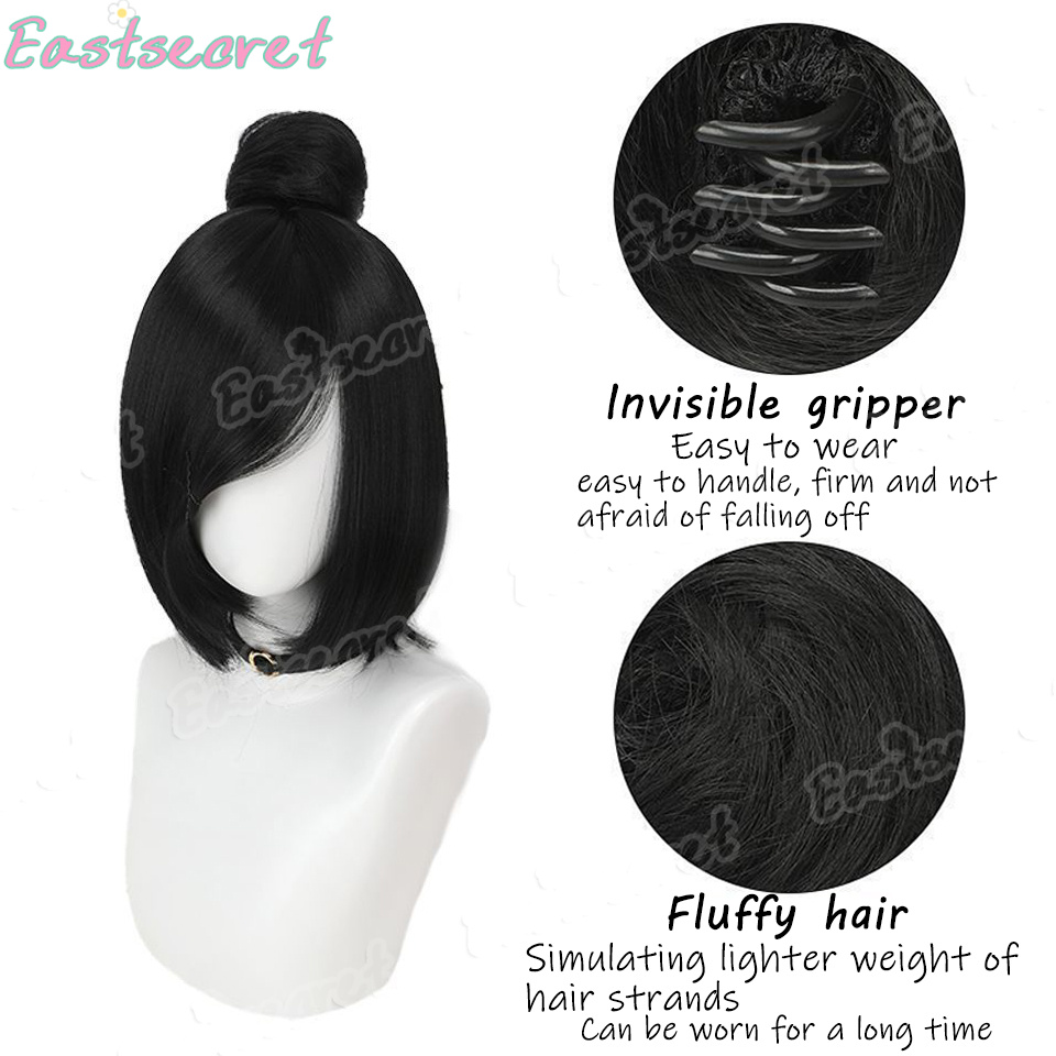 Coque de cabelo sintético enca - Claw Clip Messy Bun Hair Piece avaliação e preço