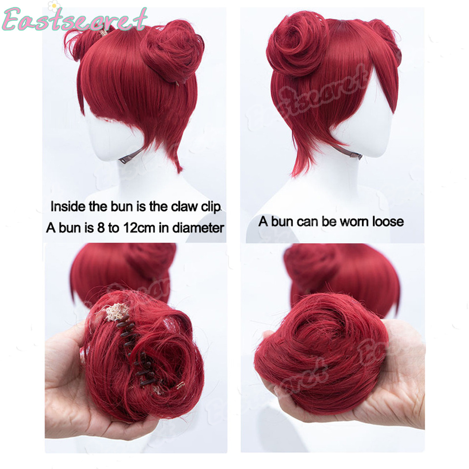 Coque de cabelo sintético enca - Claw Clip Messy Bun Hair Piece avaliação e preço