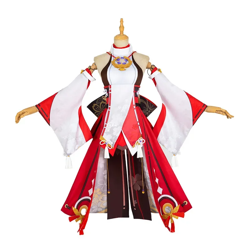 Fantasia de Cosplay Yae Miko d - Synthetic Wigs avaliação e preço