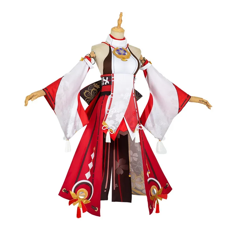 Fantasia de Cosplay Yae Miko d - Synthetic Wigs avaliação e preço