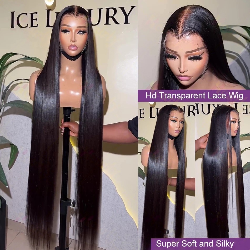 Perucas de Cabelo Humano Liso  - Lace Front Wigs avaliação e preço
