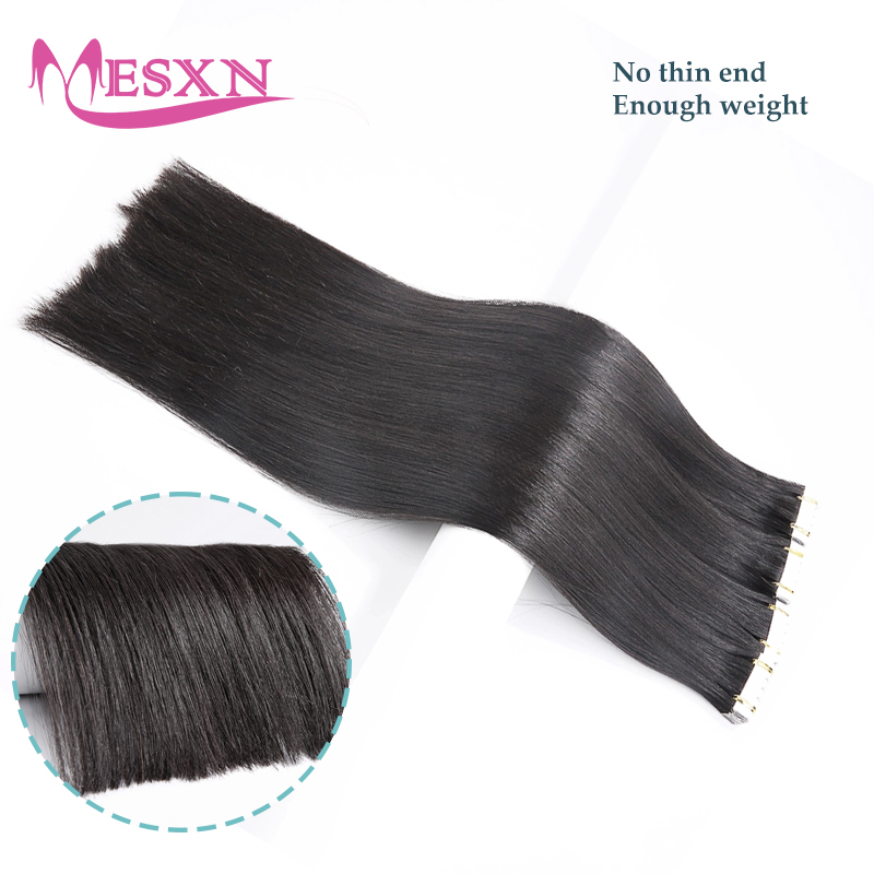 Extensões de cabelo humano com - Invisible Tape In Extensions Real Hair avaliação e preço