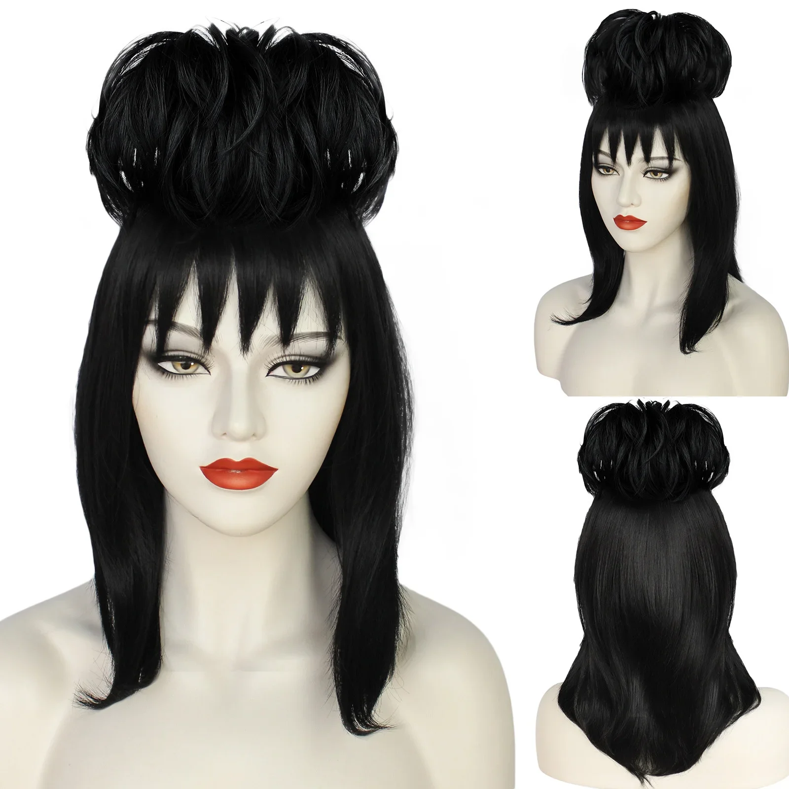 Lydia deetz peruca cosplay ves - Synthetic Braided Wigs For Black Women avaliação e preço