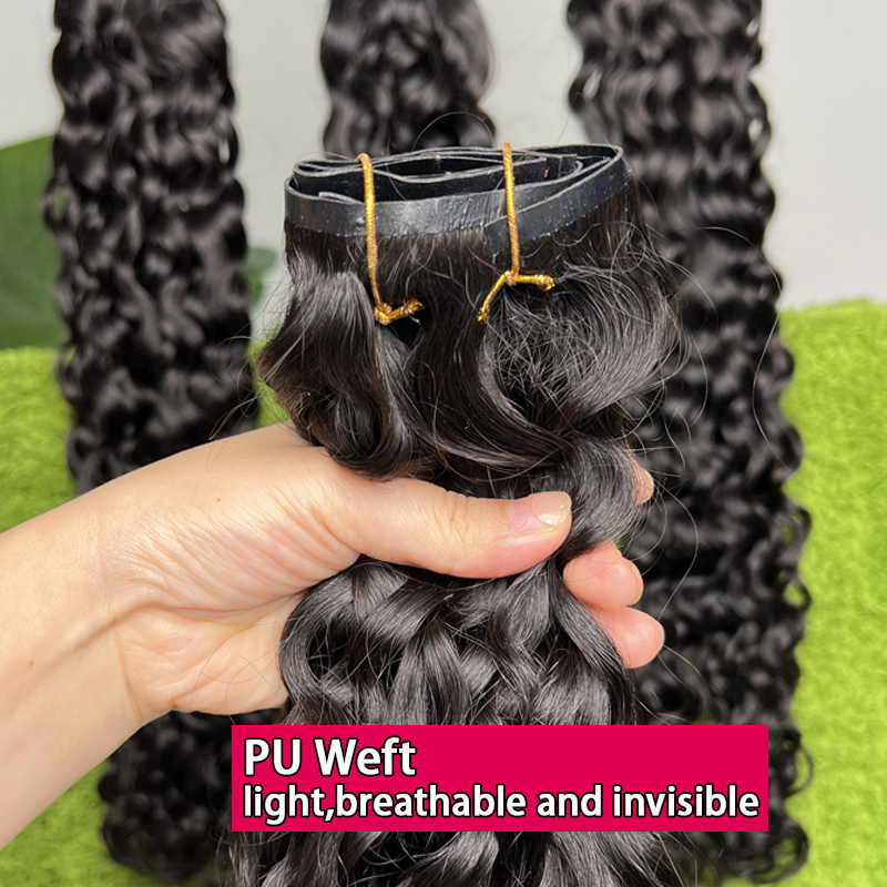 Extensões de cabelo humano com - Seamless Clip In Hair Extensions Human Hair avaliação e preço