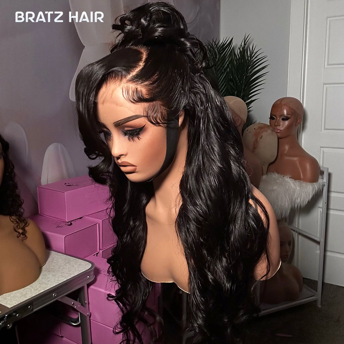 Perucas sem cola com frontal d - Hd Lace Frontal Wig Human Hair Pre Plucked avaliação e preço