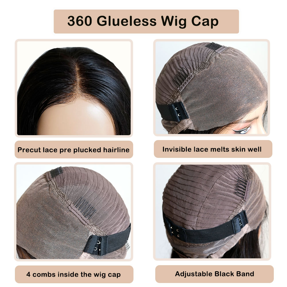 Peruca de Cabelo Humano Brasil - Lace Front Wigs avaliação e preço