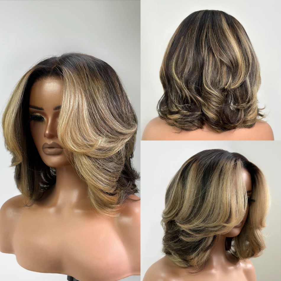 Peruca Bob de Cabelo Humano Lo - Lace Front Wigs avaliação e preço